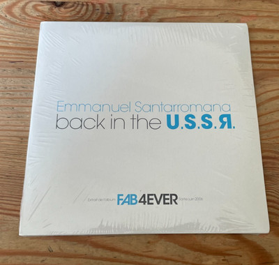 CD Pop Emmanuel Santarromana -Back In The USSR (1 Song) Promo WAG PSCHENT cb OVP