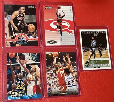 Upper Deck Steve Smith NBA Basketball Card Lot 5 1991 SkyBox/Collector's Choice