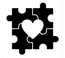 Autism Awareness Heart Puzzle Pieces Vinyl Decals Car Wall Window
