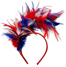 Red White Blue Hair Band 4th of July 1 Count Pack 1 ,