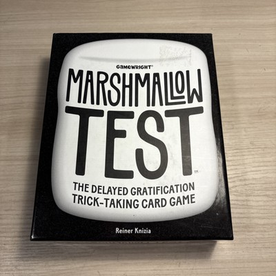 Marshmallow Test - Trick-Taking Card Game by Gamewright 100% Complete, HTF, OOP