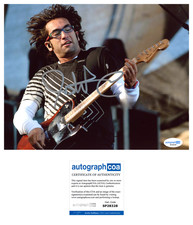 Justin Pierre 'Motion City Soundtrack' Band Signed 8x10 Photo Lead Singer ACOA