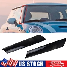 1 Pair Front Windshield Post Trim A-Pillar Cover Set for Mini Cooper R50 R52 R53
