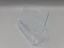 100pcs Clear Acrylic Business Card Holder Display Stand Desktop Countertop