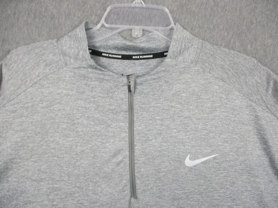 Nike Dri-FIT 1/4 Zip Running Shirt 3XL Long Sleeve Pullover Mens Athletic Top - Image 2 of 4