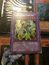 YUGIOH ELEMENTAL HERO PLASMA VICE GLAS-EN037 1ST SECRET 
