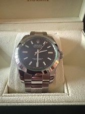 Rolex Milgauss 116400GV Oyster Bracelet Black Dial Stainless Steel 2009