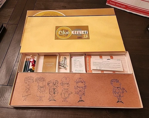 1963 Clue Parker Brothers Vintage Detective Board Game Retro COMPLETE