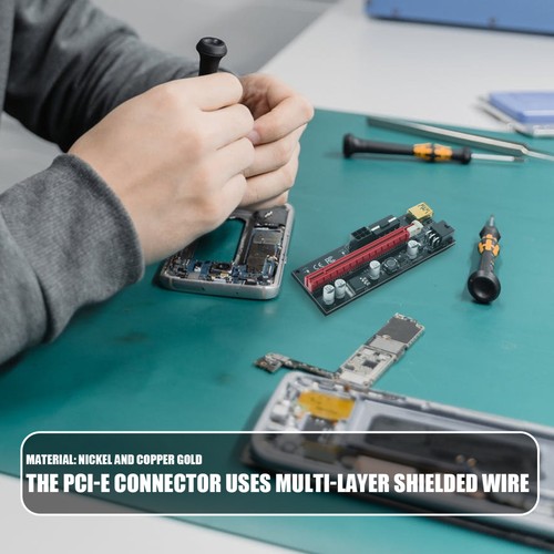 Graphics Card Extension Cable PCIE 1x to 16x Extender PCI-E Adapter - 第 10/12 張圖片