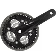 SunRace FCM500 7/8 Speed Triple Bicycle Chainset 42/34/24T 170mm