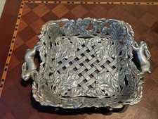 Arthur Court Bunny Rabbit Cabbage Tray 1999 / Perfect Condition, Hard To Find