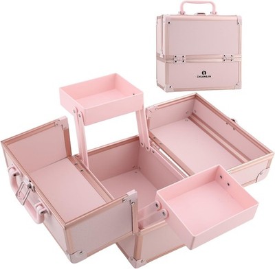 Kosmetikkoffer, Pink, Ohne Make-up-Pinsel Pink 
