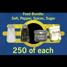 Xbox One Series S|X Fallout 76 In Game Aid Salt, Pepper, Spices, Sugar 1k Total
