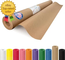 Brown Kraft Paper Roll 36" X 2160  180 Feet   30Lb Thickness  Usa  Made Brown