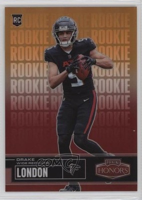 2022 Panini Honors 2003 Rookies Orange 5/20 Drake London #68 Rookie RC 0j7s