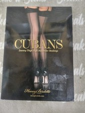 Honey Birdette Cuban Stockings Sz S 10 Denier