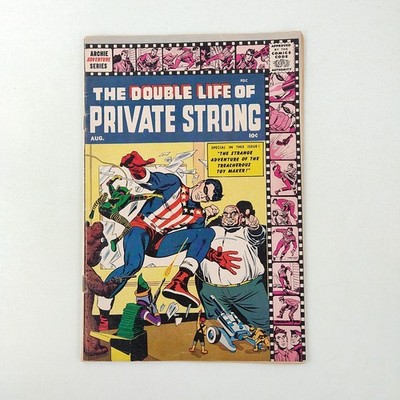 The Double Life of Private Strong #2 Golden Age FN (1959 Radio Comix)