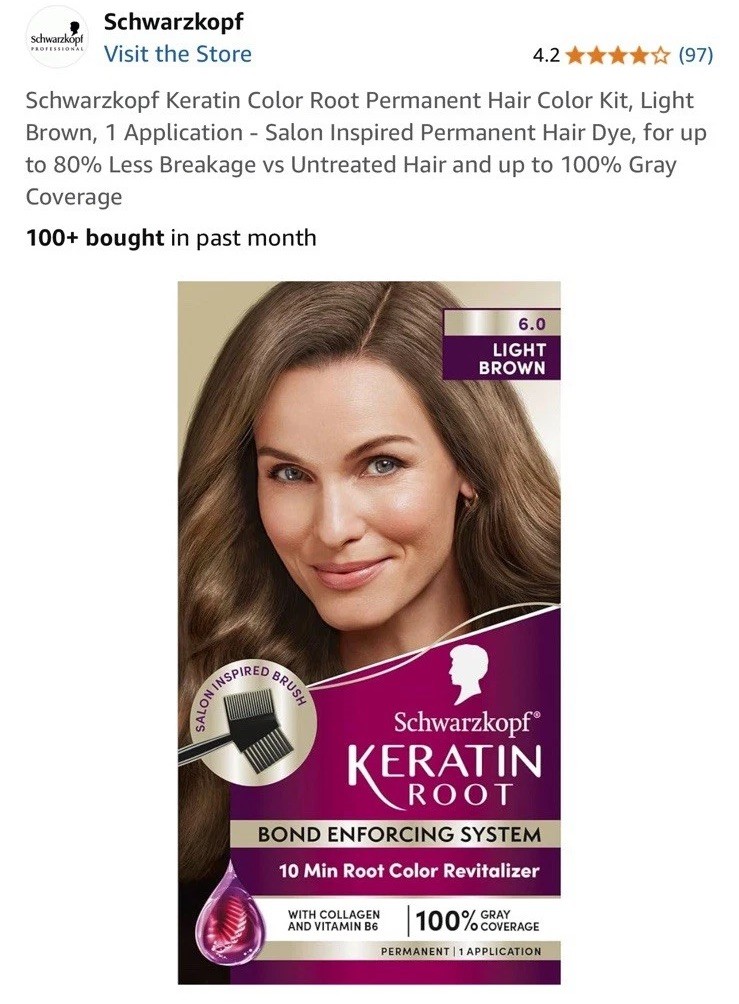 100% Gray Coverage