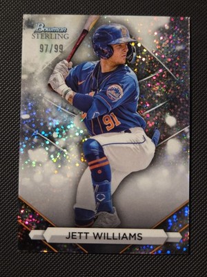 2023 Bowman Sterling - Prospects Jett Williams #BSP-57 Speckle Refractor /99...