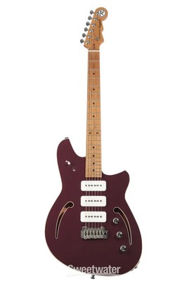 Reverend Kingbolt Air 390 Electric Guitar - Purple Punch with Maple Fingerboard