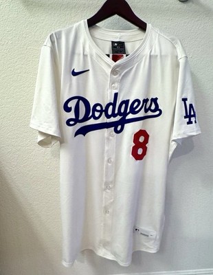 Kobe Bryant Los Angeles Dodgers Nike HomeElite Custom Jersey White