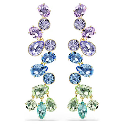 Swarovski Gema drop earrings Mixed cut