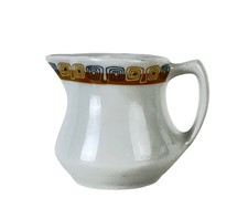 Vtg Shenango China Greek Key / Maori Design Creamer Pitcher