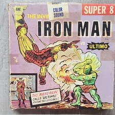 Ken Films Super 8 Color Sound Film Reel Iron Man vs Ultimo Model 323