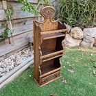 Petit Meuble Ancien En Bois De Chêne Massif, Étagère À Épices, Cuisine Vintage