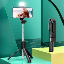 All in One Expandable Portable Tripod Selfie Stick Selfie Stick with Remote With