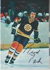 Brad Park 1977-78 Topps Glossy Inserts #13, Square Corners, Boston Bruins, HOF
