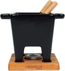 BOSKA Cheese Fondue Set 200ml in brownsilverblack, Stainless Steel, 13 x 13 x 13