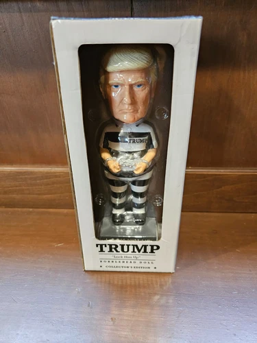 Donald Trump "Lock Him Up"Bobblehead  - Limited Edition 8" in Box - New