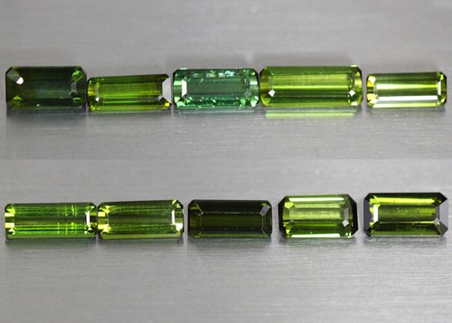 6.98 CTS_WHOLESALE PRICE_10 pcs_100 % NATURAL UNHEATED GREEN TOURMALINE_BRAZIL