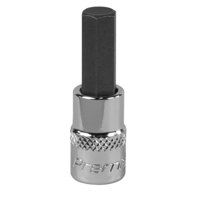 Sealey Innensechskant Bit 7mm 1/4'' Vierkant geschmiedet Chrom Vanadium Stahl SBH005