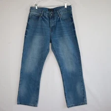 Aeropostale Jeans Mens 34 Slim Boot Cut 5-Pocket Denim Blue