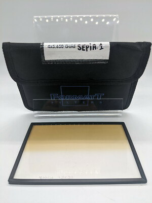 Formatt Hitech 4x5.65'' Color Graduated Golden Sepia 1 Soft Edge Filter 