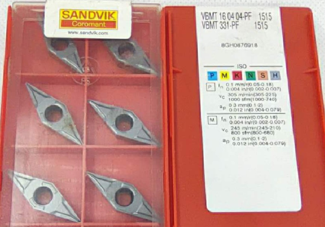 10 PCS USER TOOL S VBMT 160404-PF 1515 CQ6460 10 PCS USER TOOL S VBMT 160404-PF 1515 CQ6460