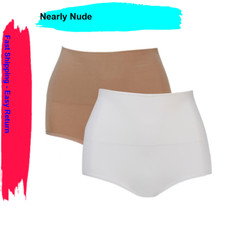 Nearly Nude 2pk Contour Smoothing Brief 584-836 , 2X