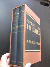2 Vol Judge Charles Evans Hughes Biography by Pusey 1952 Supreme Ct & Sec State