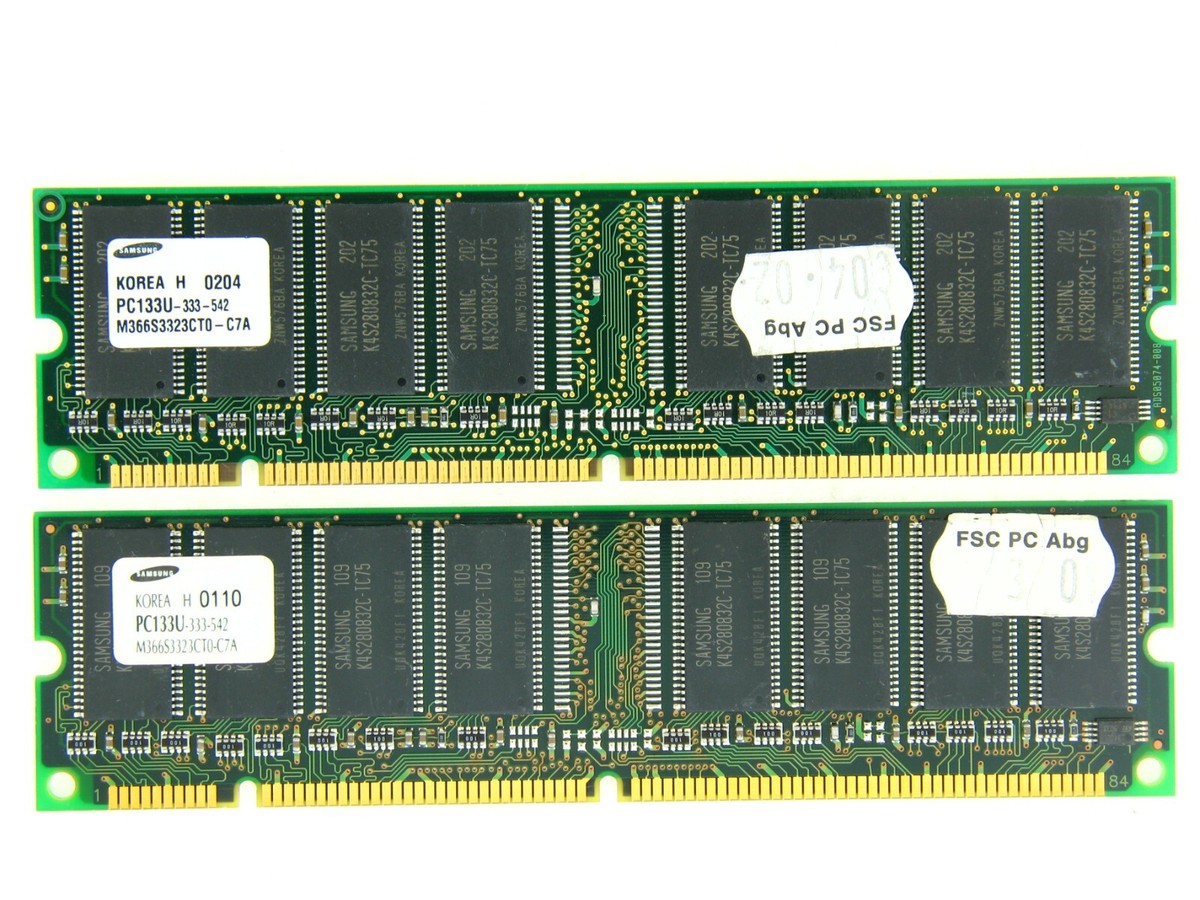 Samsung 512MB (2X256MB) PC133 133MHz 168Pin Desktop SDRAM Memory