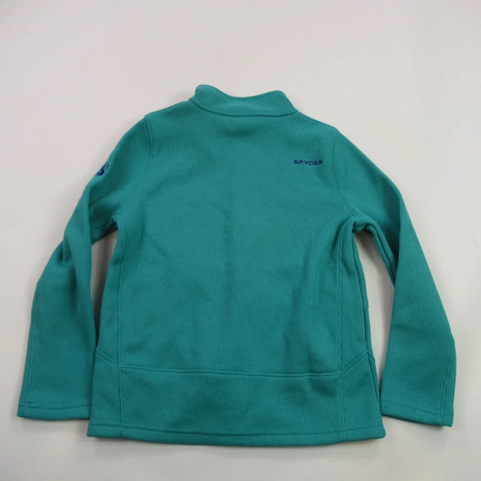 Spyder куртка девочек XL длинным рукавом зеленый лыж карманы средний вес - Изображение 4 из 4