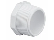 .75"MPT SCH40 PVC PLUG (LASCO FITTINGS INC - 450-007)
