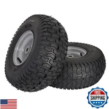 MARASTAR 21436-2PK 15x6.00-6" Front Tire Assembly Replacement for Husqvarna R