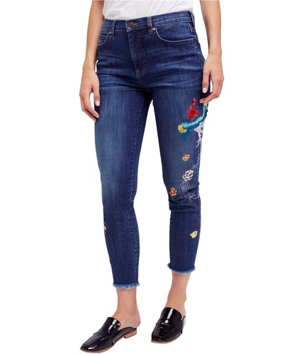 Womens Embroidered Skinny Fit Jeans | eBay