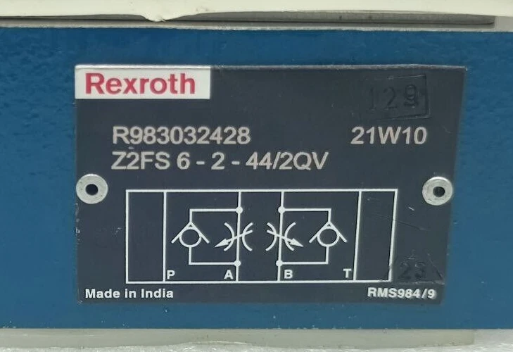 REXROTH R983032428 Z2FS6-2-44/2QV FLOW CONTROL VALVE NEW FAST SHIPPING - Image 2 of 4