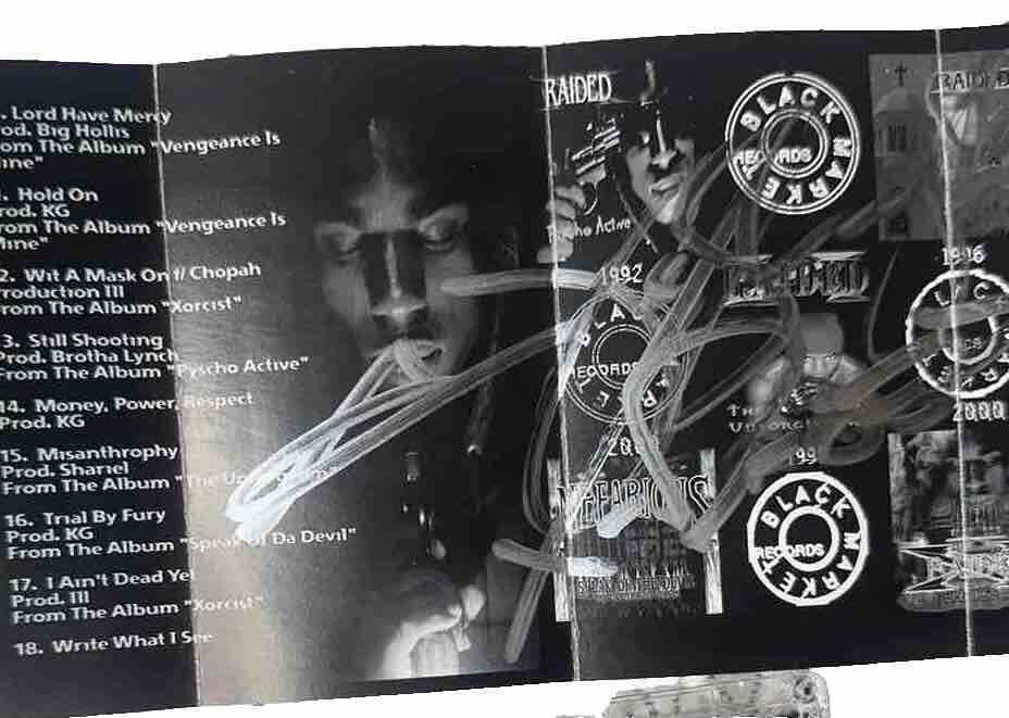 X-Raided X-Ology Best Of Authentic Autographed Cassette Cover Rap