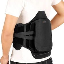 NEENCA LSO Medical Back Brace, Lumbar Support for Pain Relief, Waist Wrap Size L