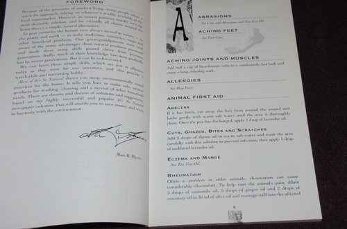 More of It's So Natural - Environmentally Friendly Hints - Alan Hayes NEW MELB - Picture 7 of 12