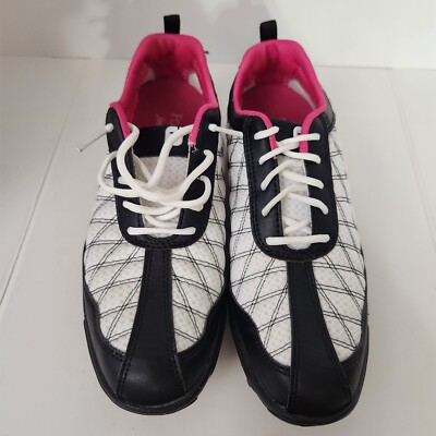 Foot Joy Junior Golf Shoe White Pink Girl Sz 5 Soft Spikes FJ New